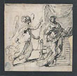 CARLO URBINO, The Annunciation, pen